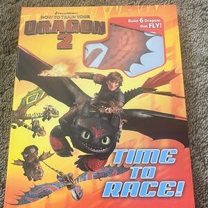 Dreamworks How to Train Your Dragon 2 Book-build 6 dragons that fly